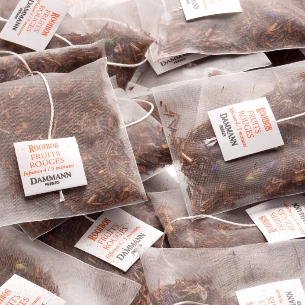 Rooibos, fraise, framboise, biscuit - Dammann Frères