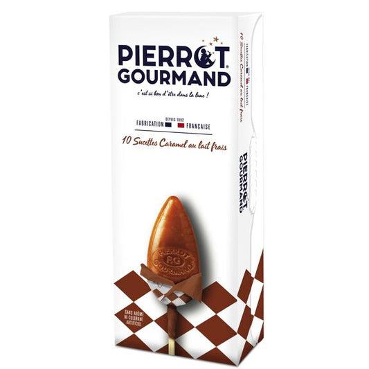 Sucettes  au caramel Pierrot Gourmand
