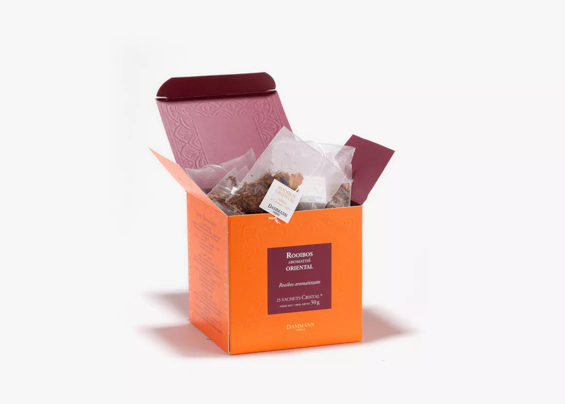 Rooibos fruit de la passion, pêche, fraise -  Dammann Frères