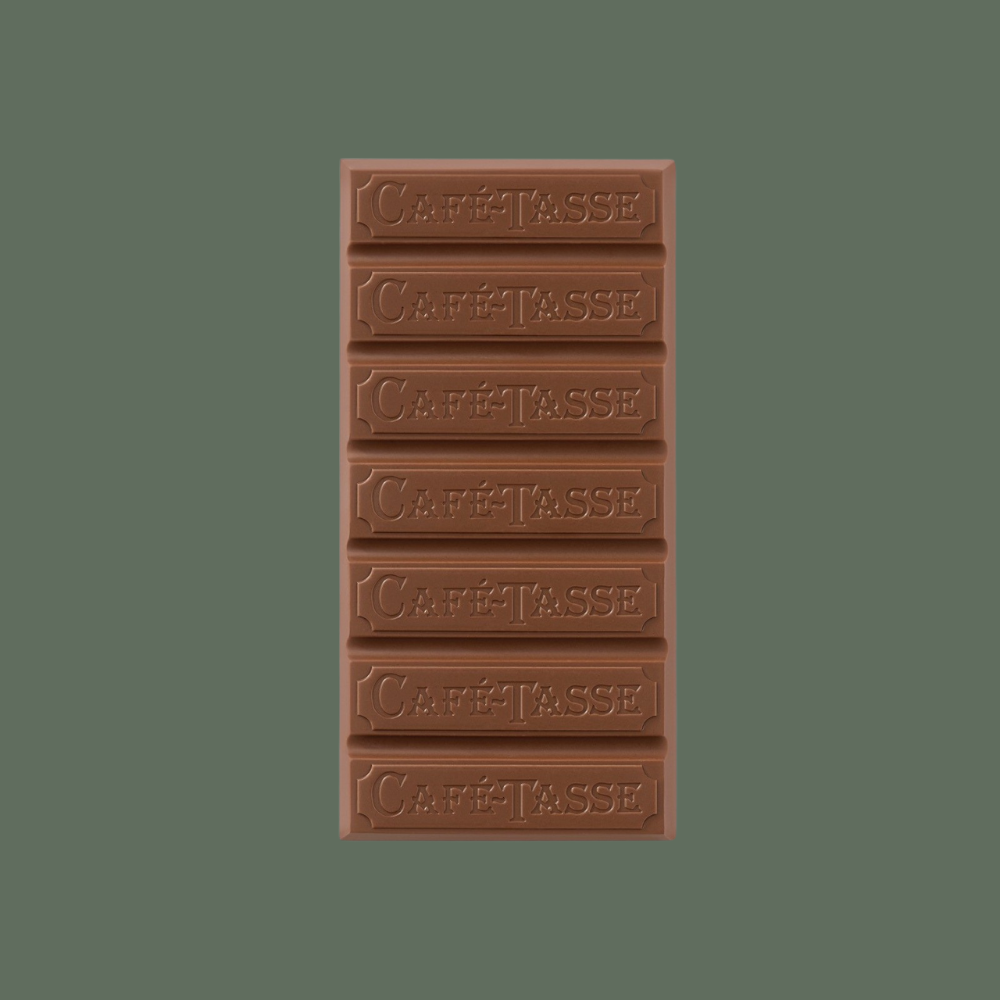 Tablette de chocolat au lait et nougat - Café Tasse