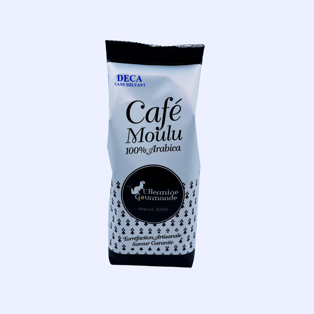 Café moulu décaféiné - L'hermine Gourmande