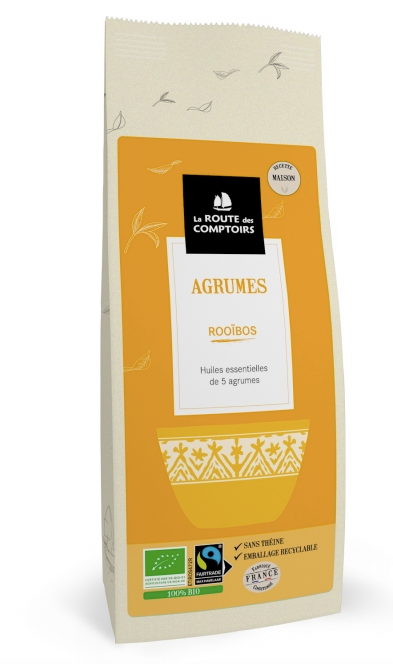 Rooibos  AGRUMES BIO La Route des Comptoirs