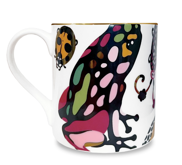 Mug  en porcelaine « FATAL ATTRACTION » FROG & BUG PRINT  House of Hopstock