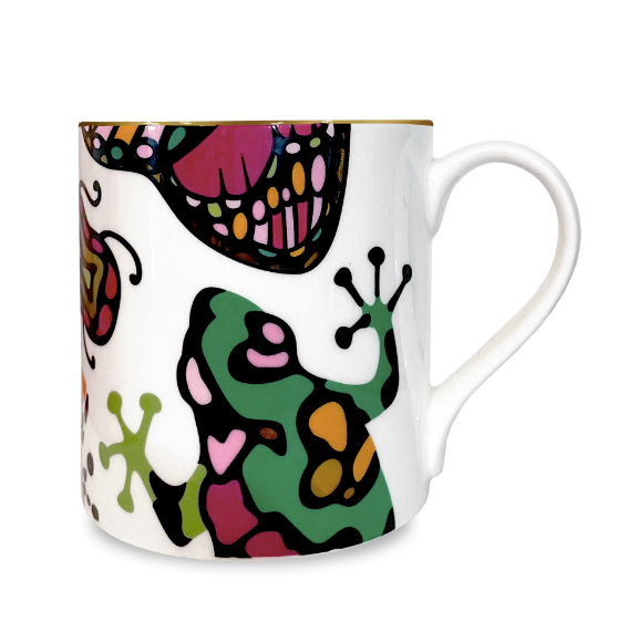 Mug  en porcelaine « FATAL ATTRACTION » FROG & BUG PRINT  House of Hopstock