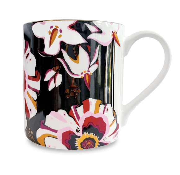 TASSE AVEC OR 22 CARATS – DEADLY BLOOM 'DRAMA'