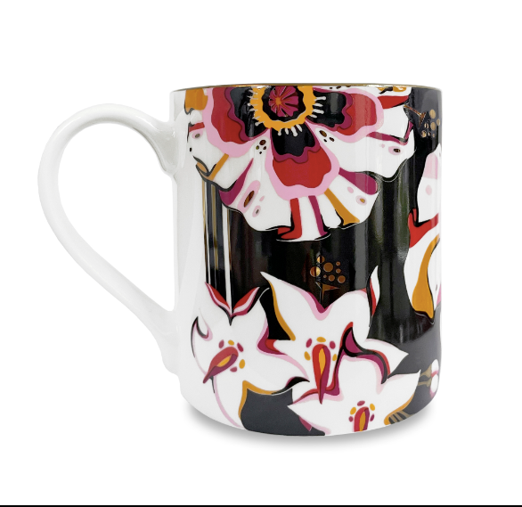 TASSE AVEC OR 22 CARATS – DEADLY BLOOM 'DRAMA'