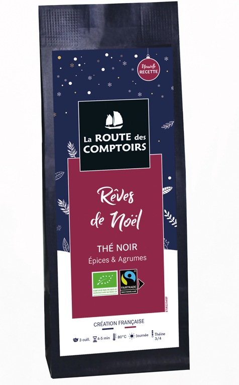 Thé noir de Noël REVES DE NOEL La Route des Comptoirs