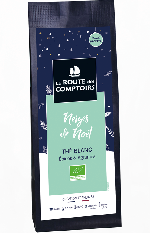Thé blanc Neiges de Noël La Route des Comptoirs