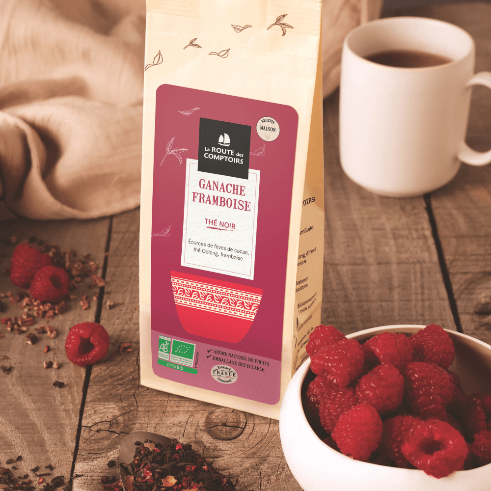 Thé ganache framboise - La Route des Comptoirs