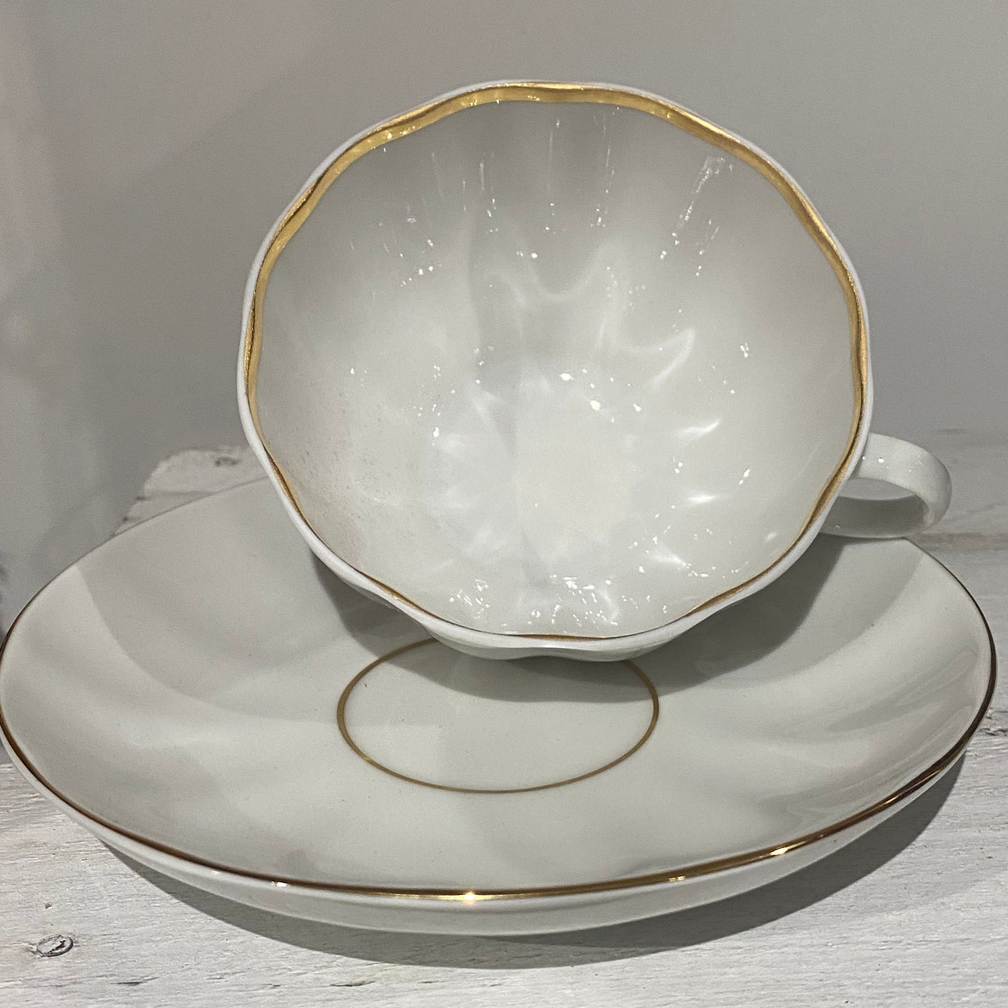 Tasse et sous-tasse Blanche - Compagnie & Co
