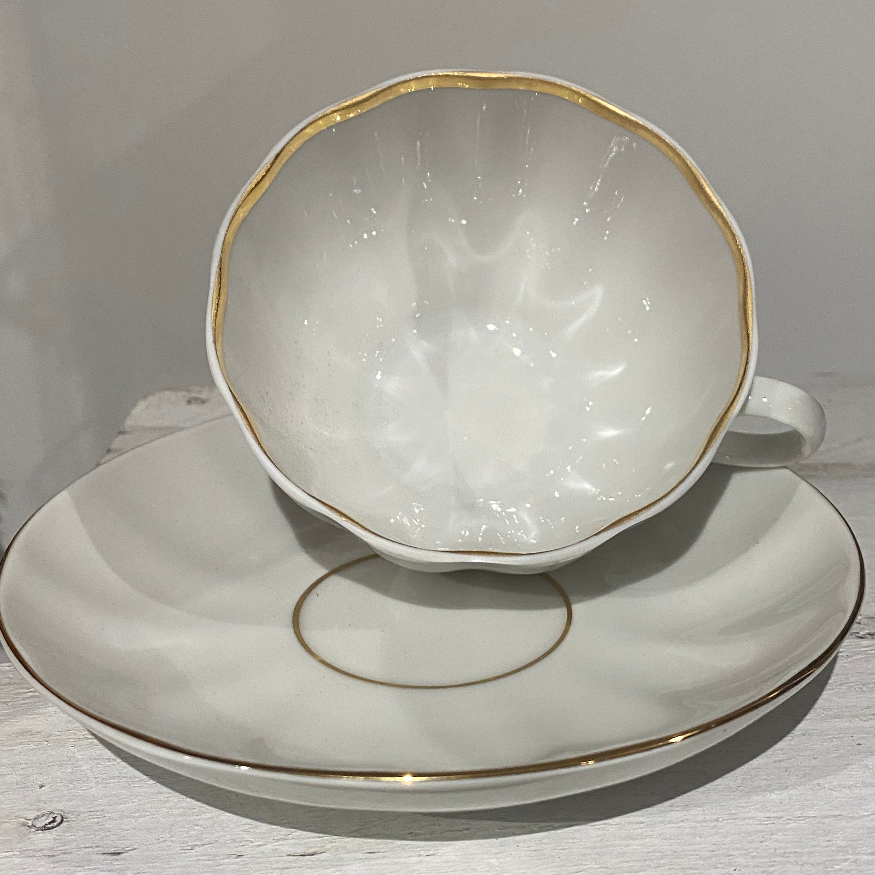 Tasse et sous-tasse Blanche - Compagnie & Co