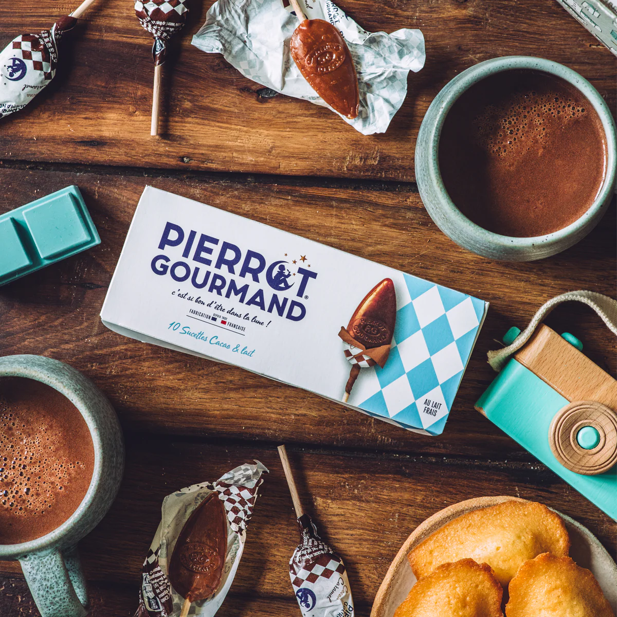 Sucette Cacao & Lait - Pierrot Gourmand