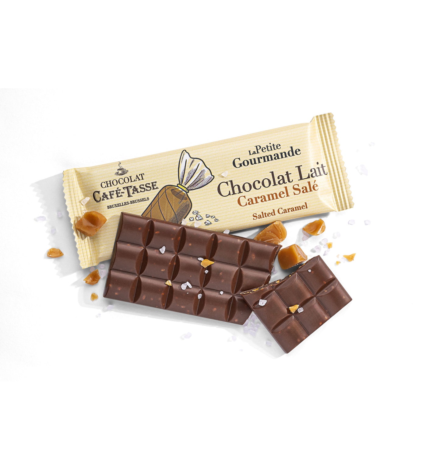 La Petite Tablette Gourmande Lait & Caramel Salé Café Tasse