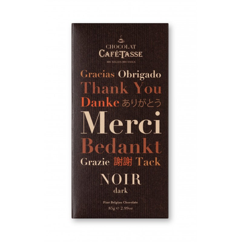 Tablette de chocolat édition MERCI Café Tasse