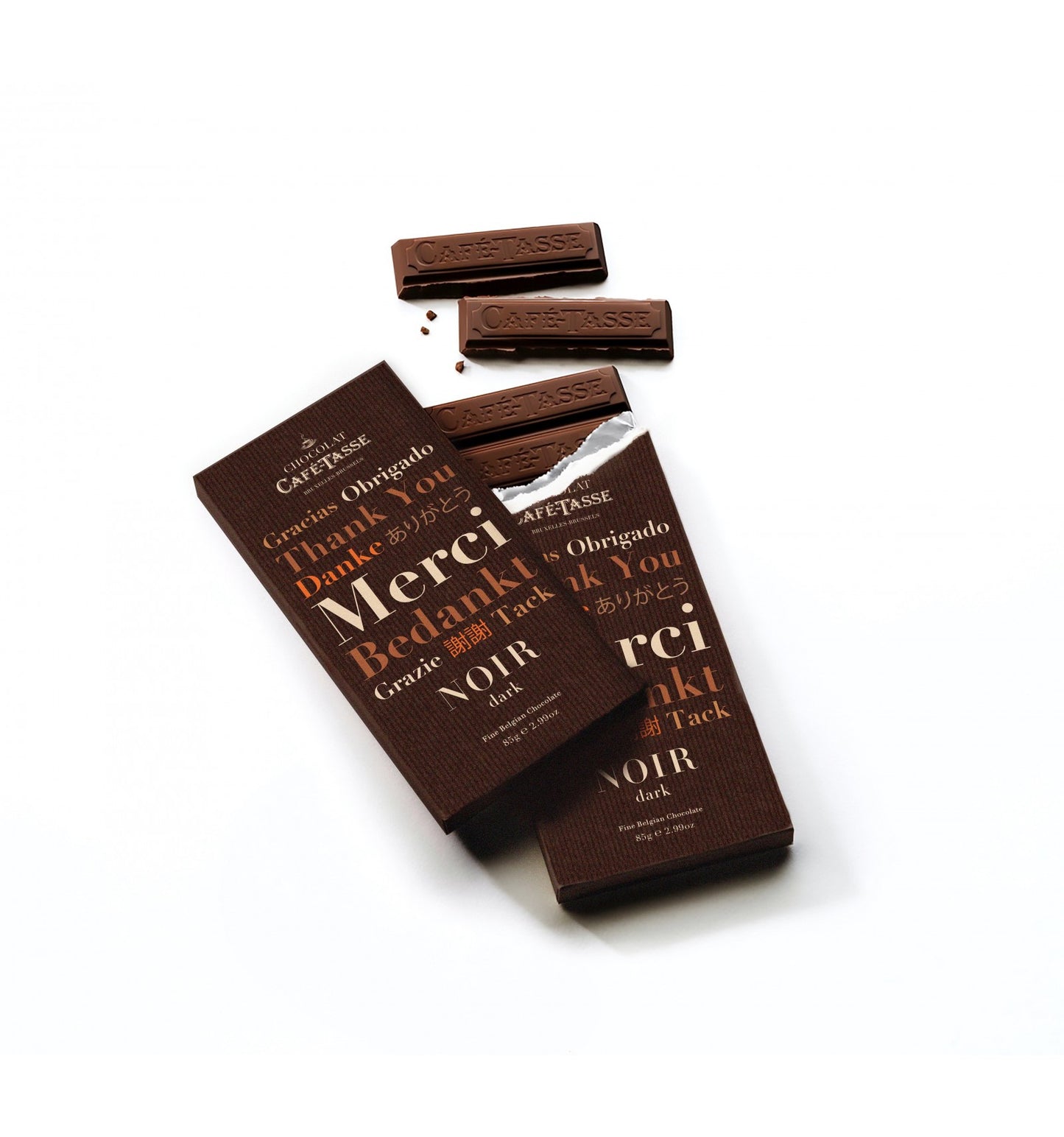 Tablette de chocolat édition MERCI Café Tasse