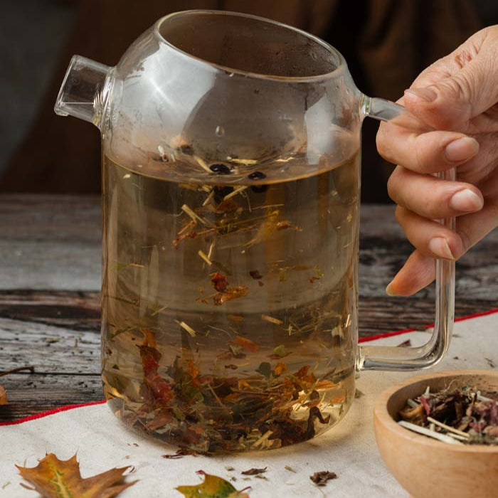 Grande théière en verre transparent 1L Horae