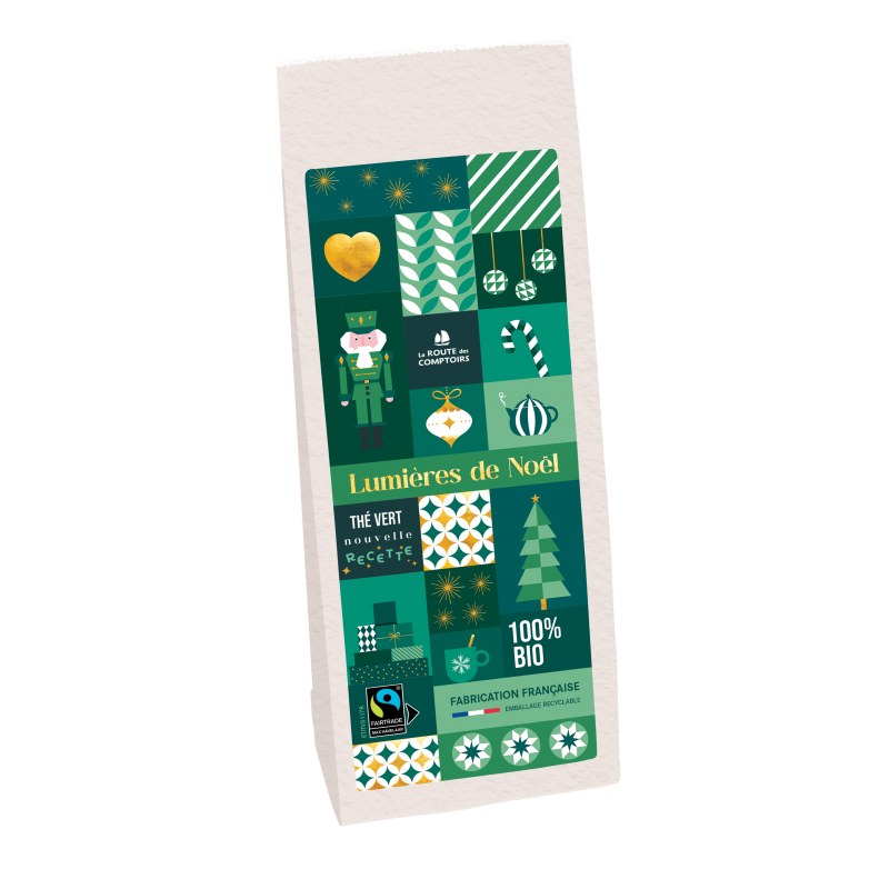 Thé vert lumière de Noël -  La Route des Comptoirs