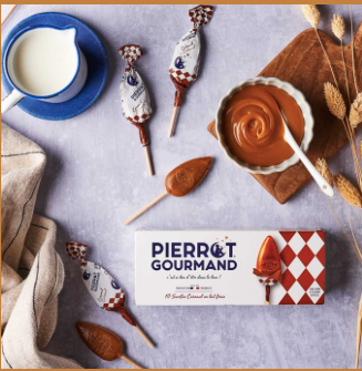 Sucettes au caramel Pierrot Gourmand