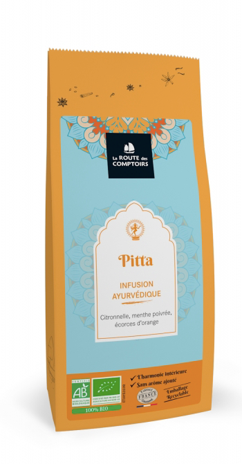 Tisane ayurvédique PITTA La Route des Comptoirs