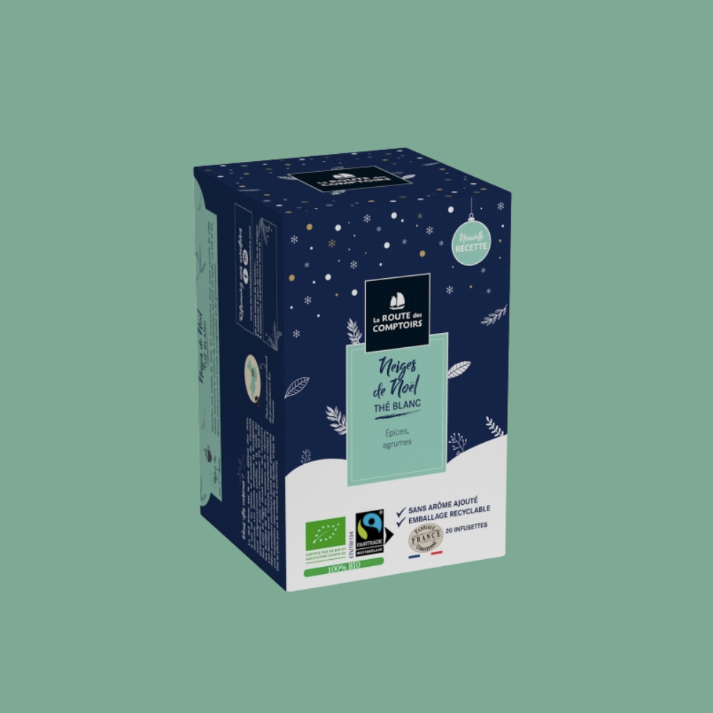 Thé blanc Neiges de Noël - La Route des Comptoirs