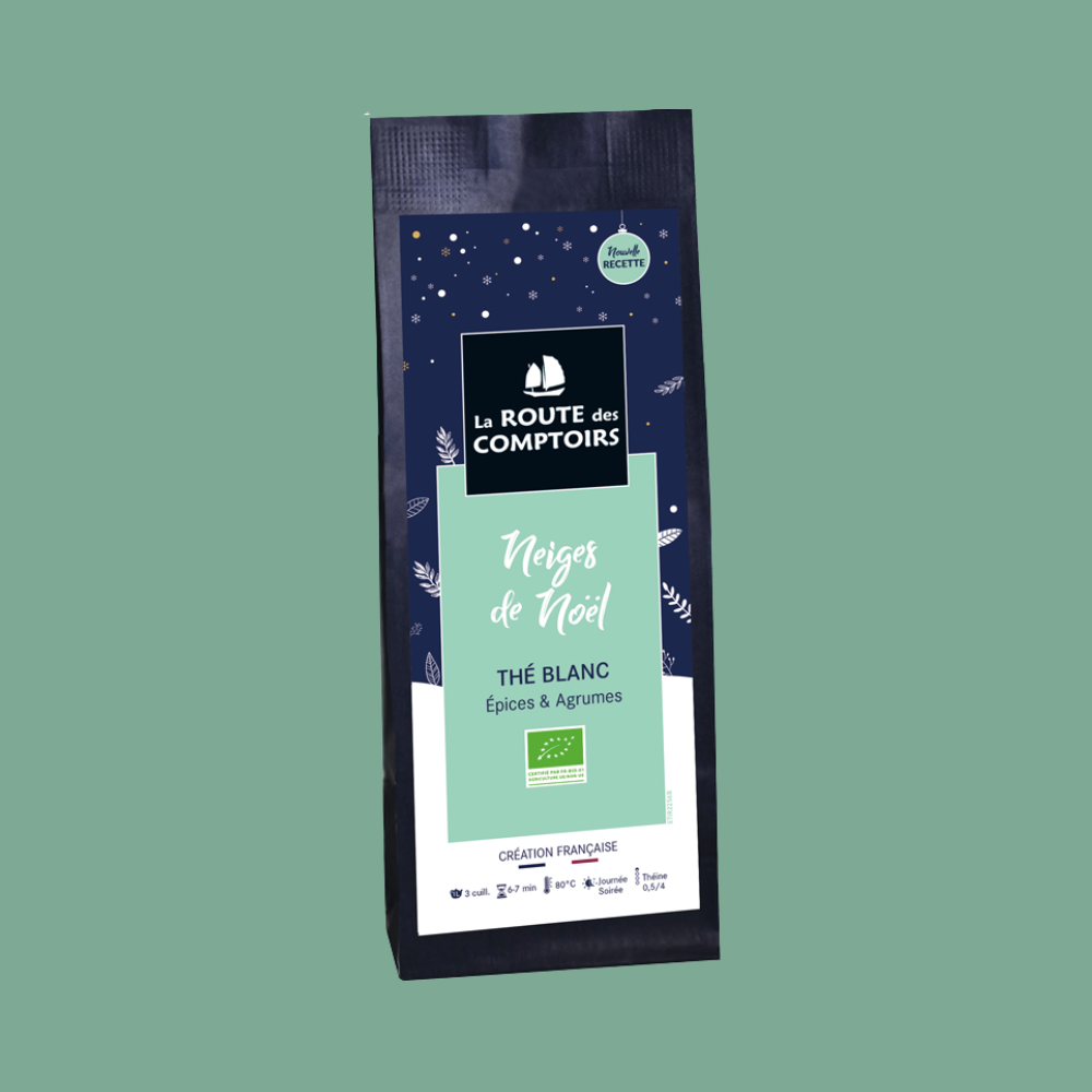 Thé blanc Neiges de Noël - La Route des Comptoirs