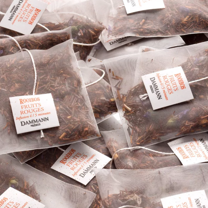 Rooibos, fraise, framboise, biscuit - Dammann Frères