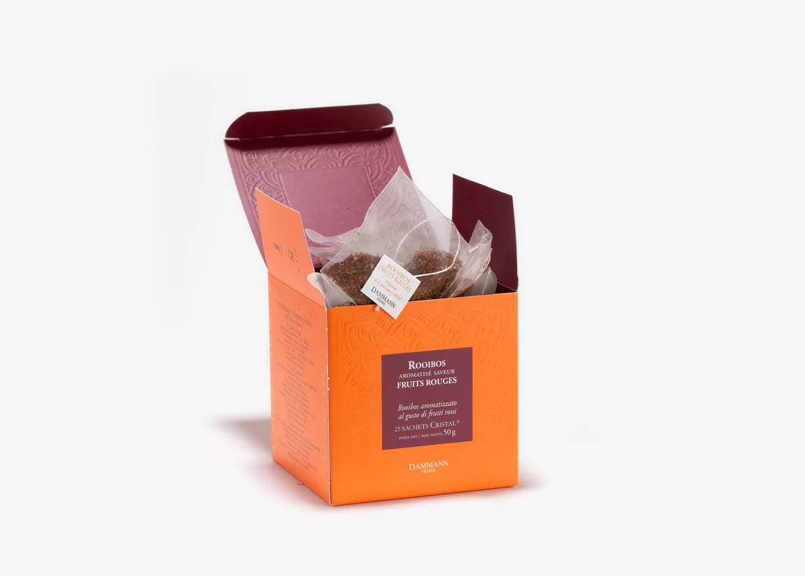 Rooibos, fraise, framboise, biscuit - Dammann Frères