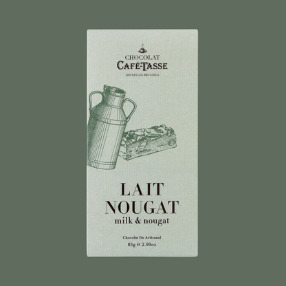 Tablette de chocolat au lait et nougat - Café Tasse