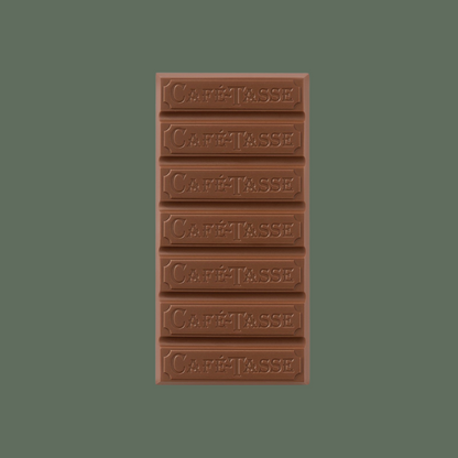 Tablette de chocolat au lait et nougat - Café Tasse