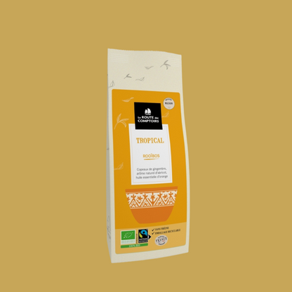 Rooibos, gingembre, abricot, orange - La Route des Comptoirs