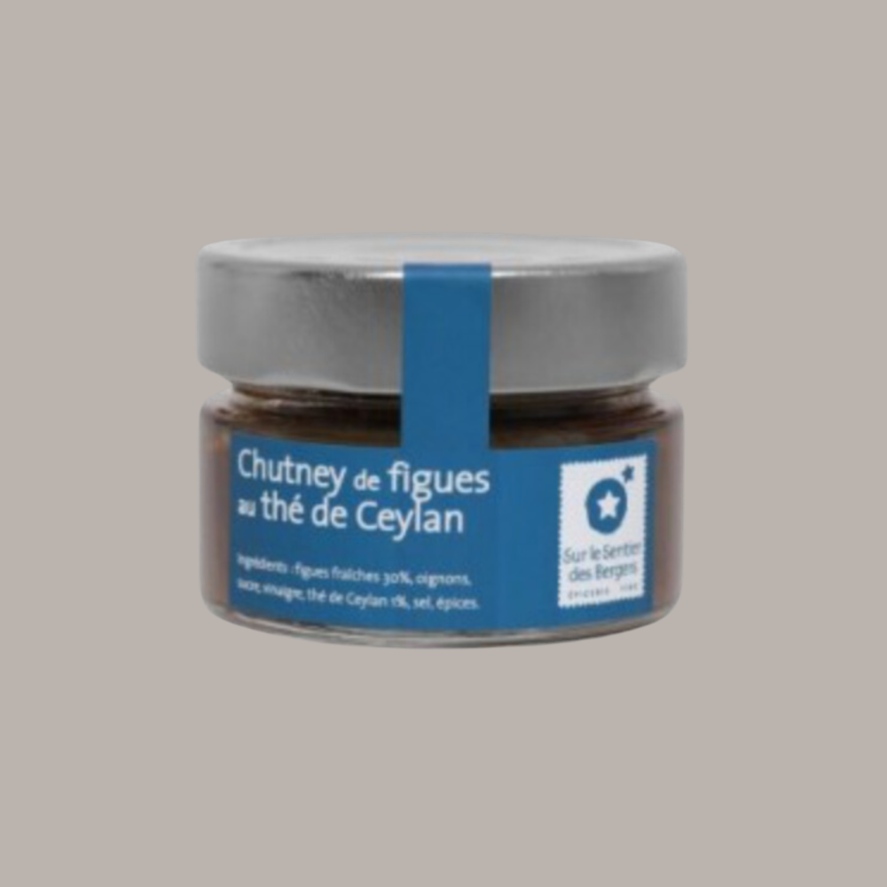 Chutney de figues au thé de Ceylan -  Sur le sentier des Bergers