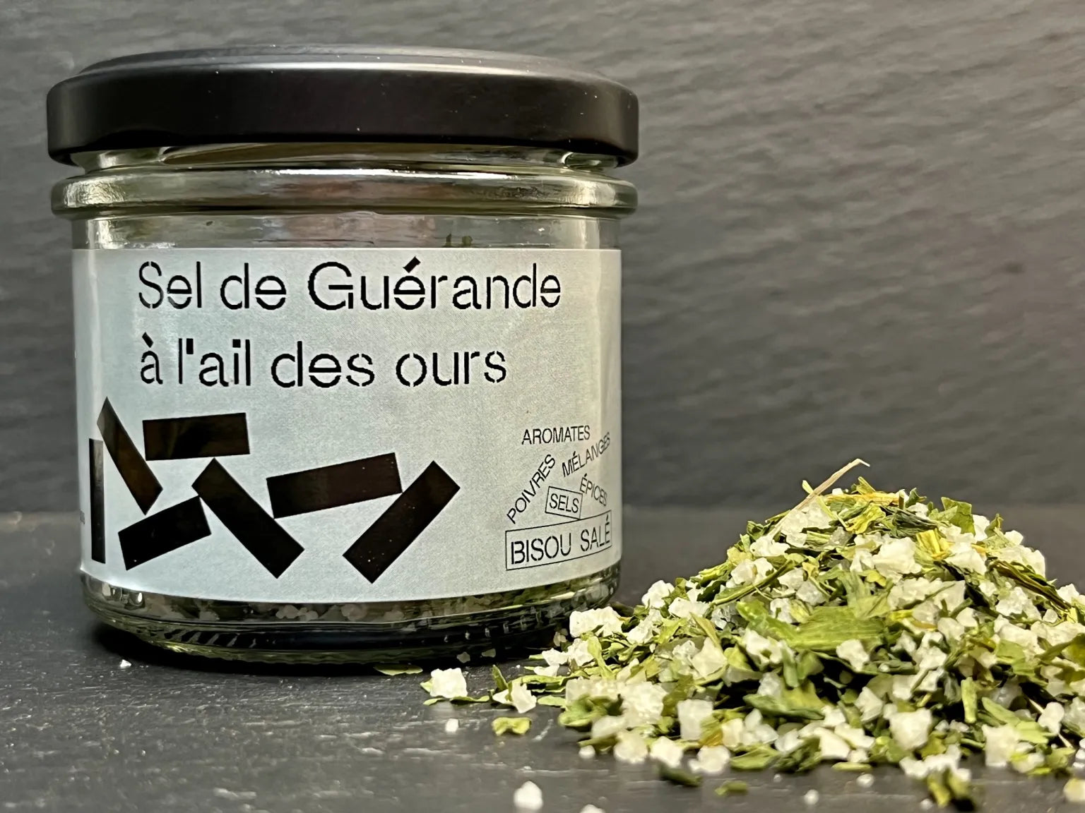 Sel de Guérande à l’Ail des ours Bisou Salé
