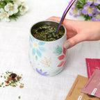 Calebasse isotherme Floral & sa bombilla - Original Maté