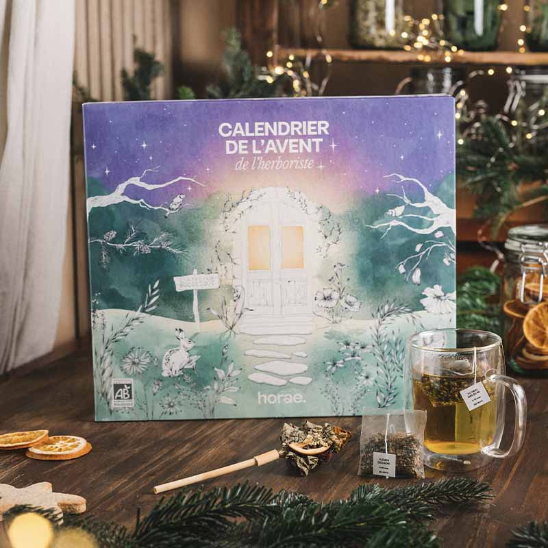 Calendrier de l’Avent tisanes bio de l’Herboriste - Horae