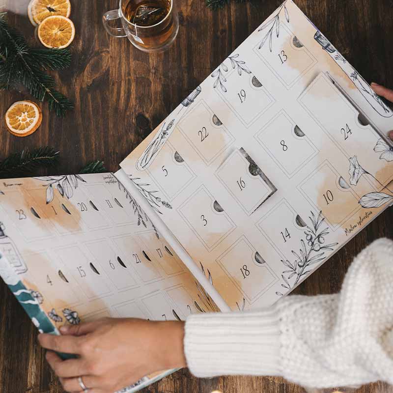 Calendrier de l’Avent tisanes bio de l’Herboriste - Horae