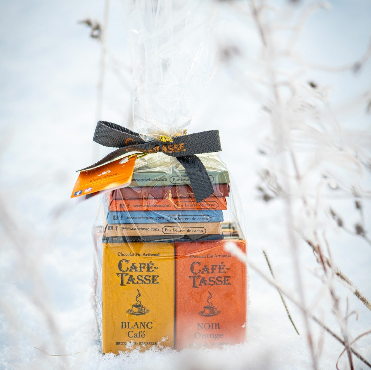 Sachet Mini Tablettes de chocolat assorties - Café Tasse