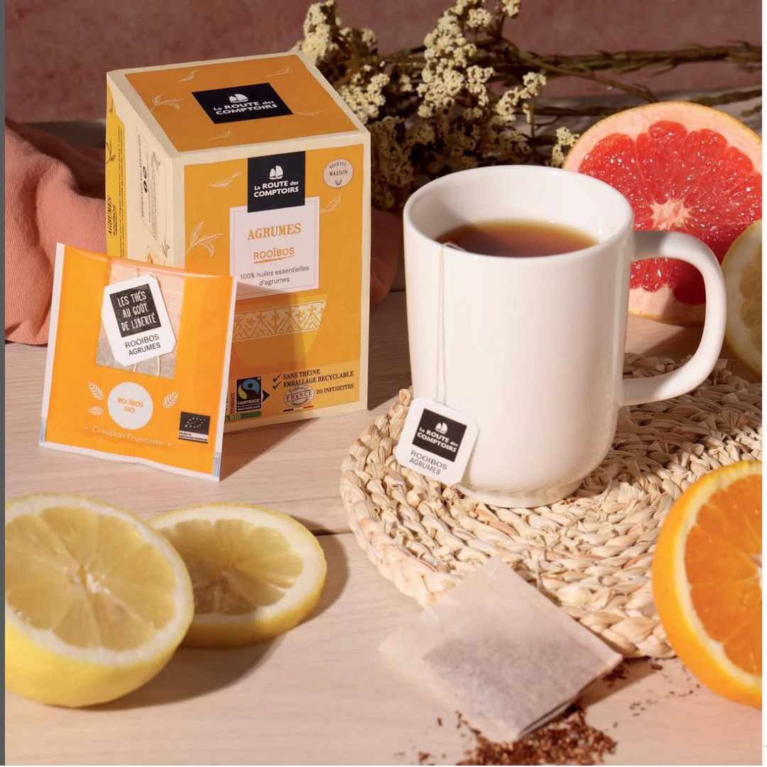 Rooibos  AGRUMES BIO La Route des Comptoirs
