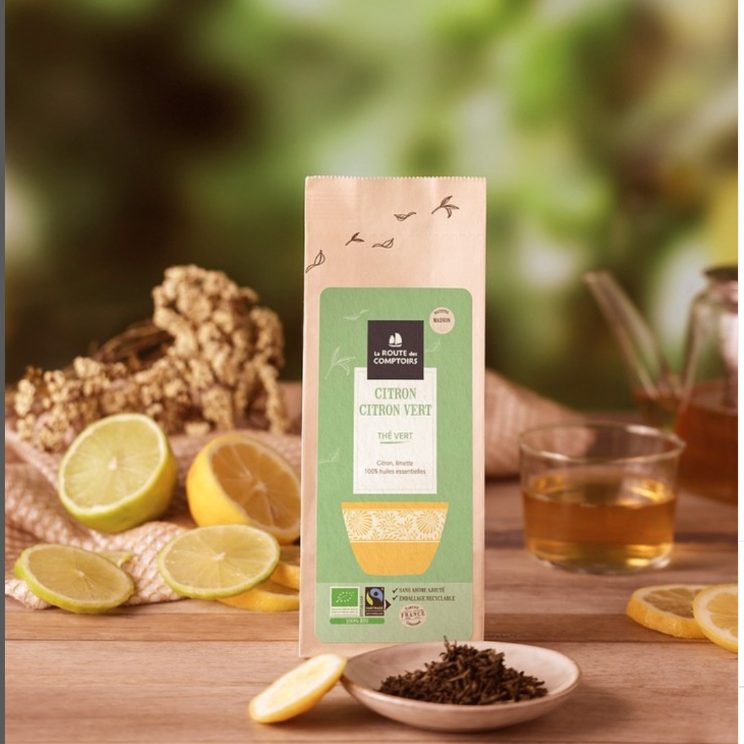 Thé vert CITRON/CITRON VERT  La Route des Comptoirs