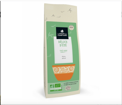 Thé vert Bio DÉLICE D'ÉTÉ  La Route des Comptoirs