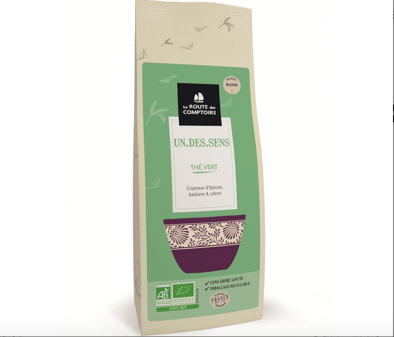 Thé vert UN DES SENS La Route des Comptoirs