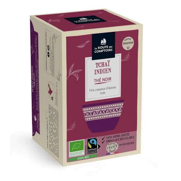 Thé Tchaï Indien - La Route des Comptoirs