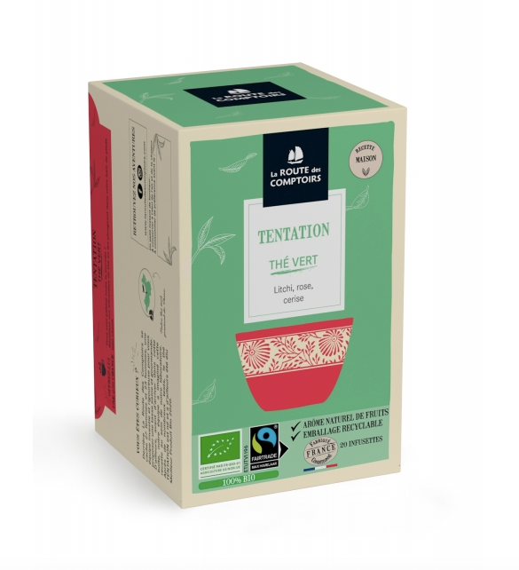 Thé vert TENTATION La Route des Comptoirs