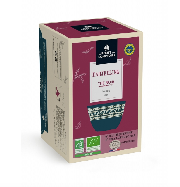Thé noir DARJEELING AMBOOTIA  La Route des Comptoirs