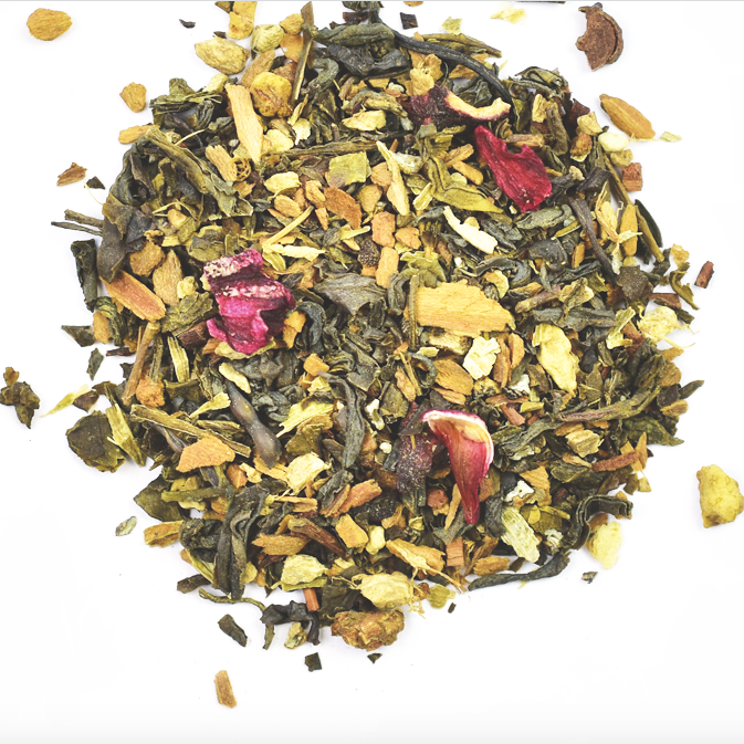 Thé vert lumière de Noël -  La Route des Comptoirs