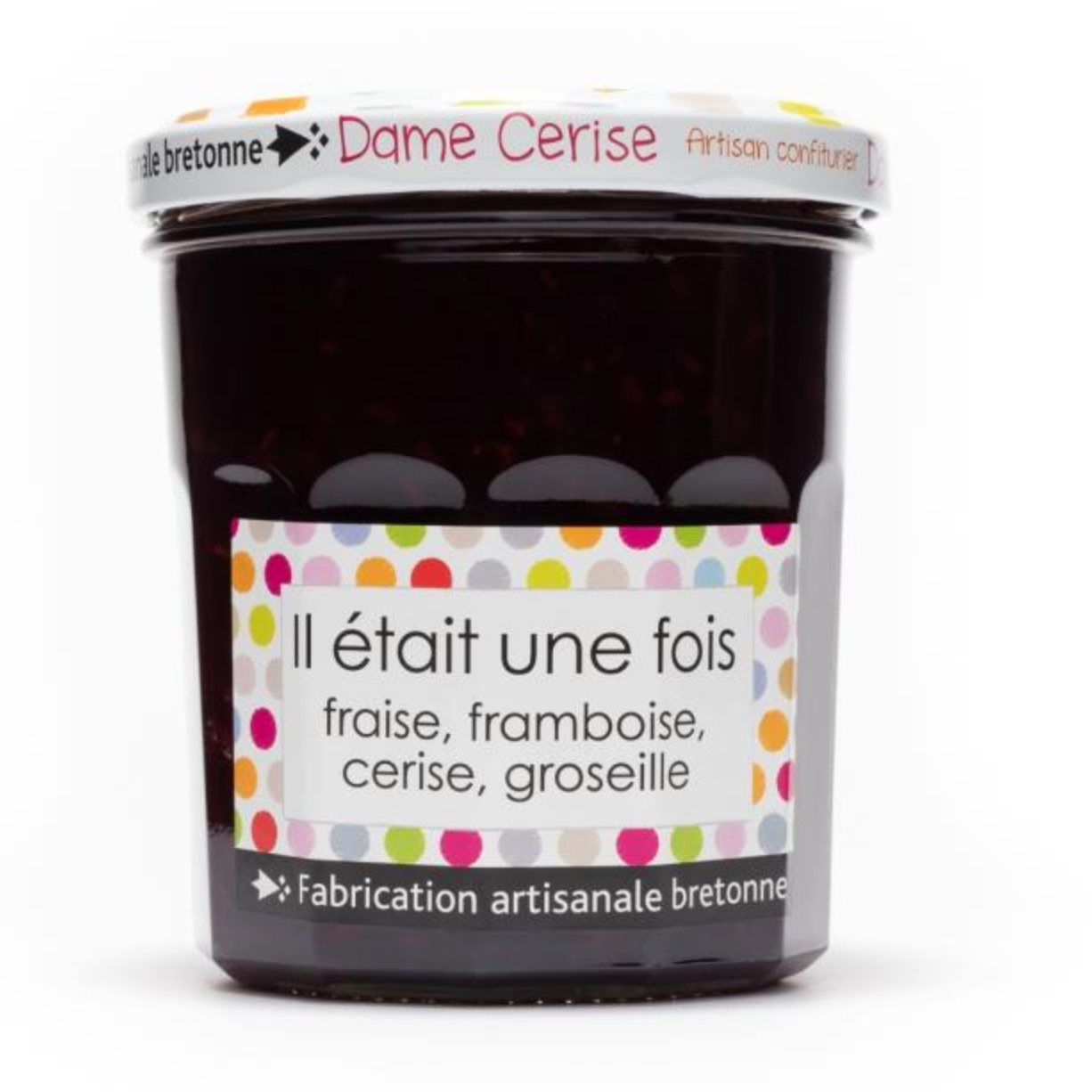 Confiture "Il était une fois...4 fruits rouges"  Dame Cerise