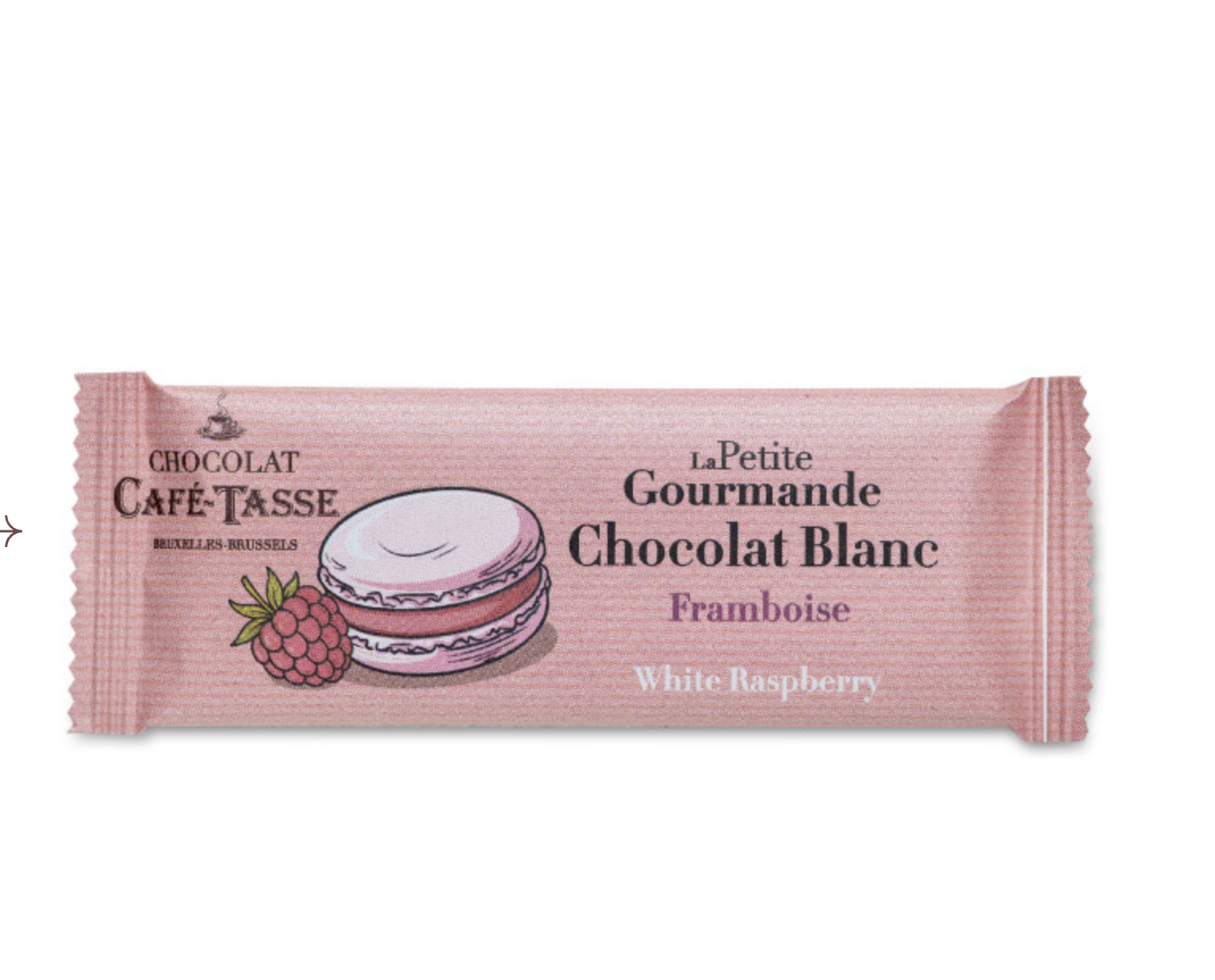 La Petite Gourmande Chocolat Blanc Framboise Café Tasse