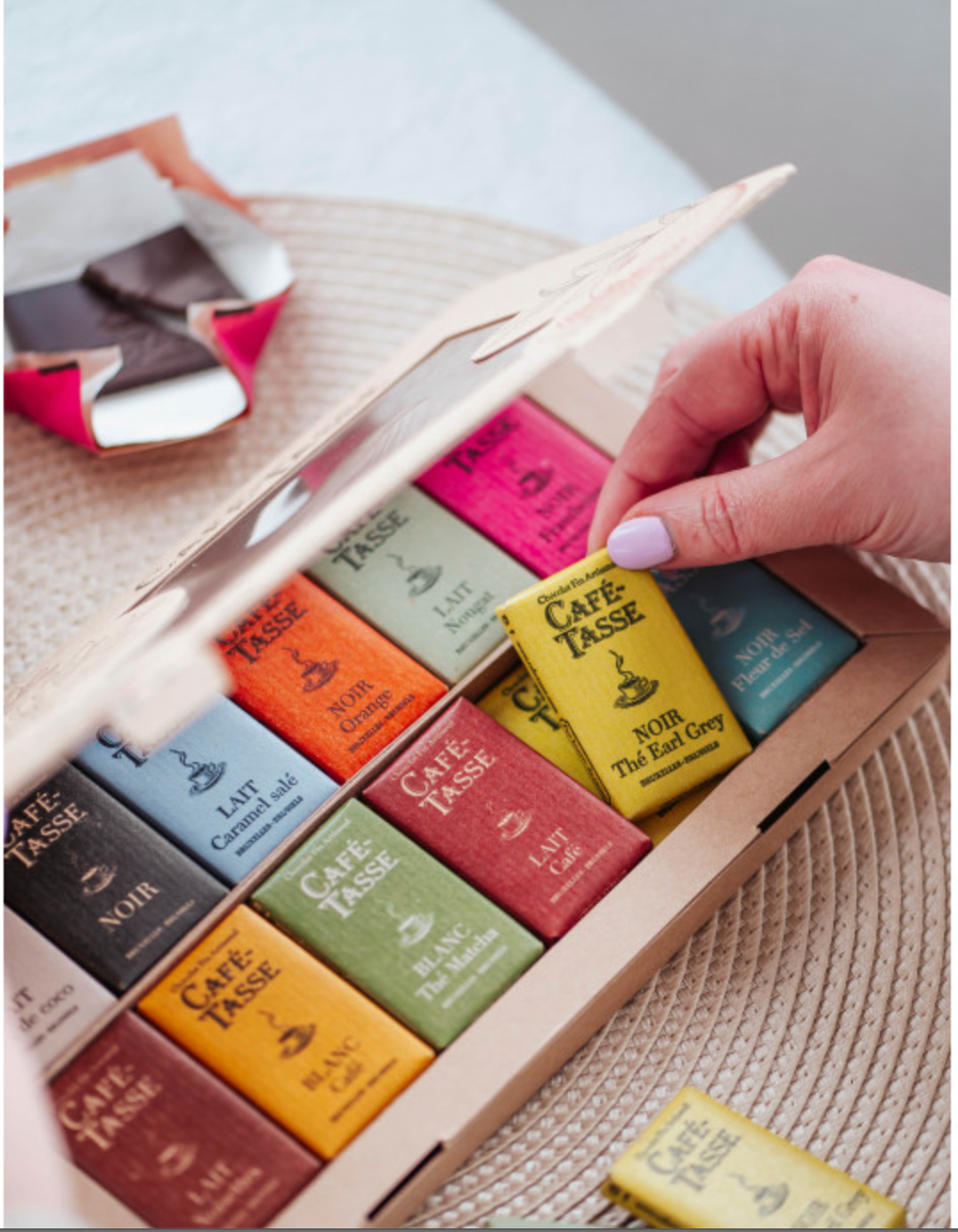 Coffret Découverte Café-Tasse 24 mini tablettes chocolat