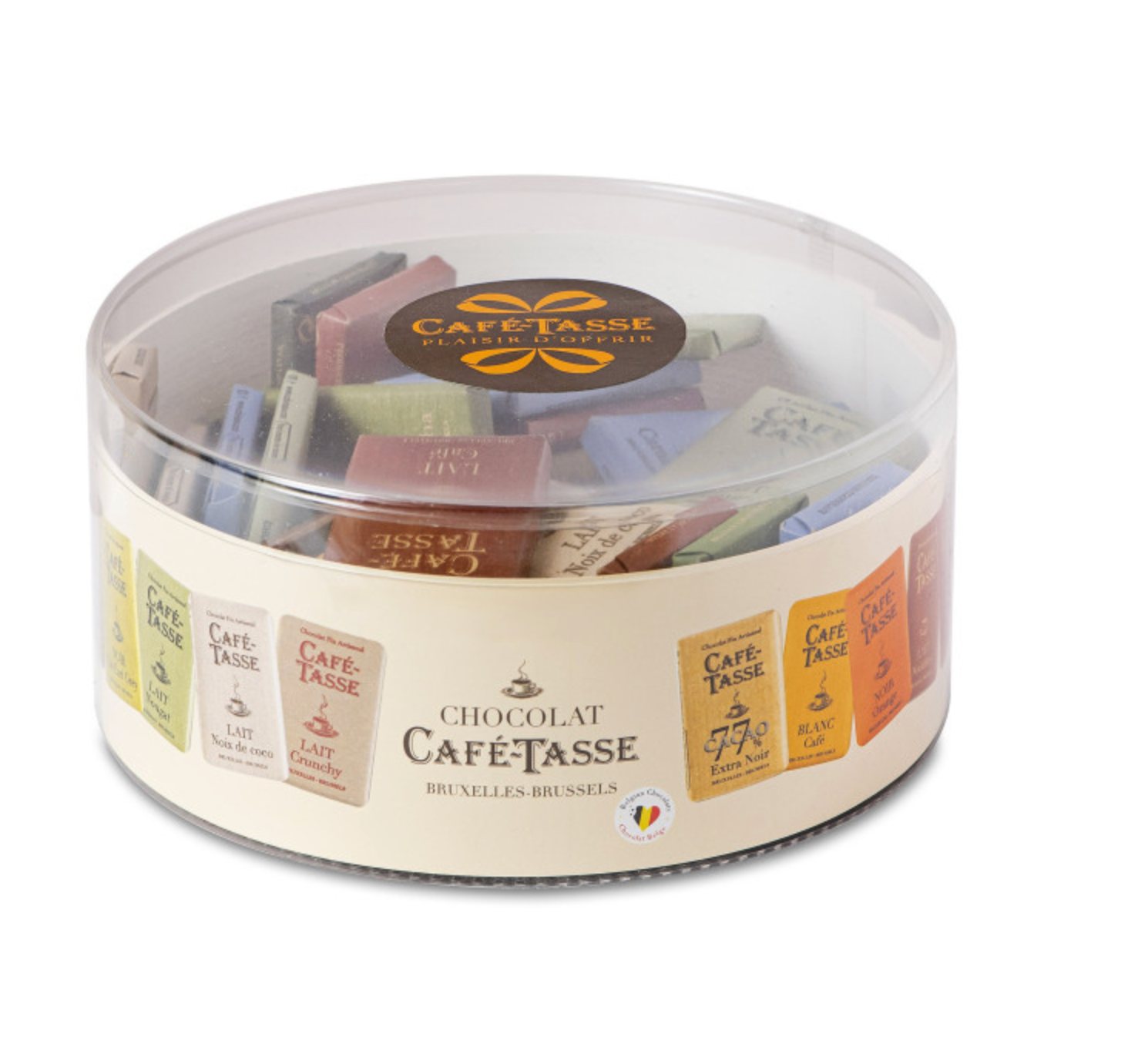 Tubo de 40 Mini Tablettes Café Tasse