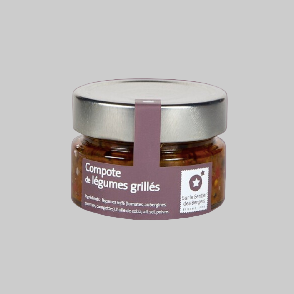 Compote de légumes grillés - Sur le Sentier des Bergers