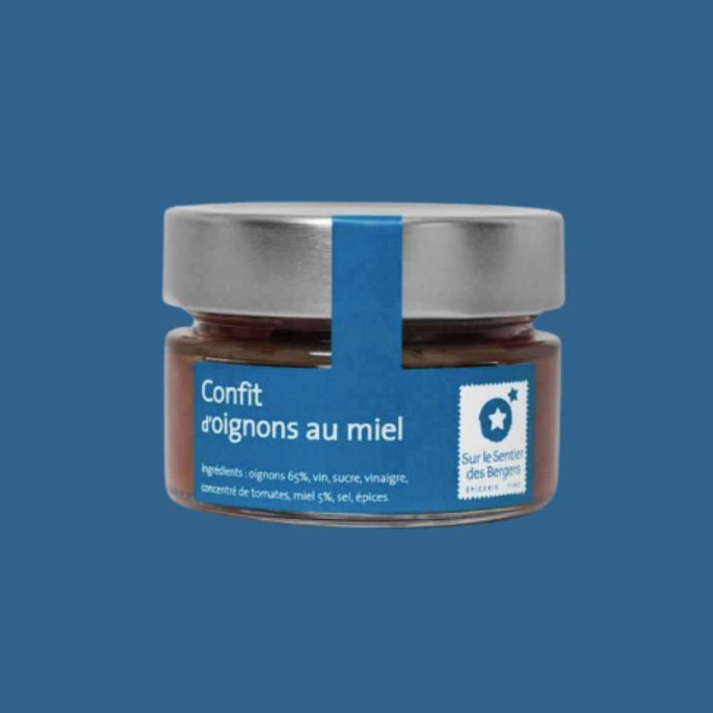 Confit d'oignons au miel - Sur le Sentier des Bergers